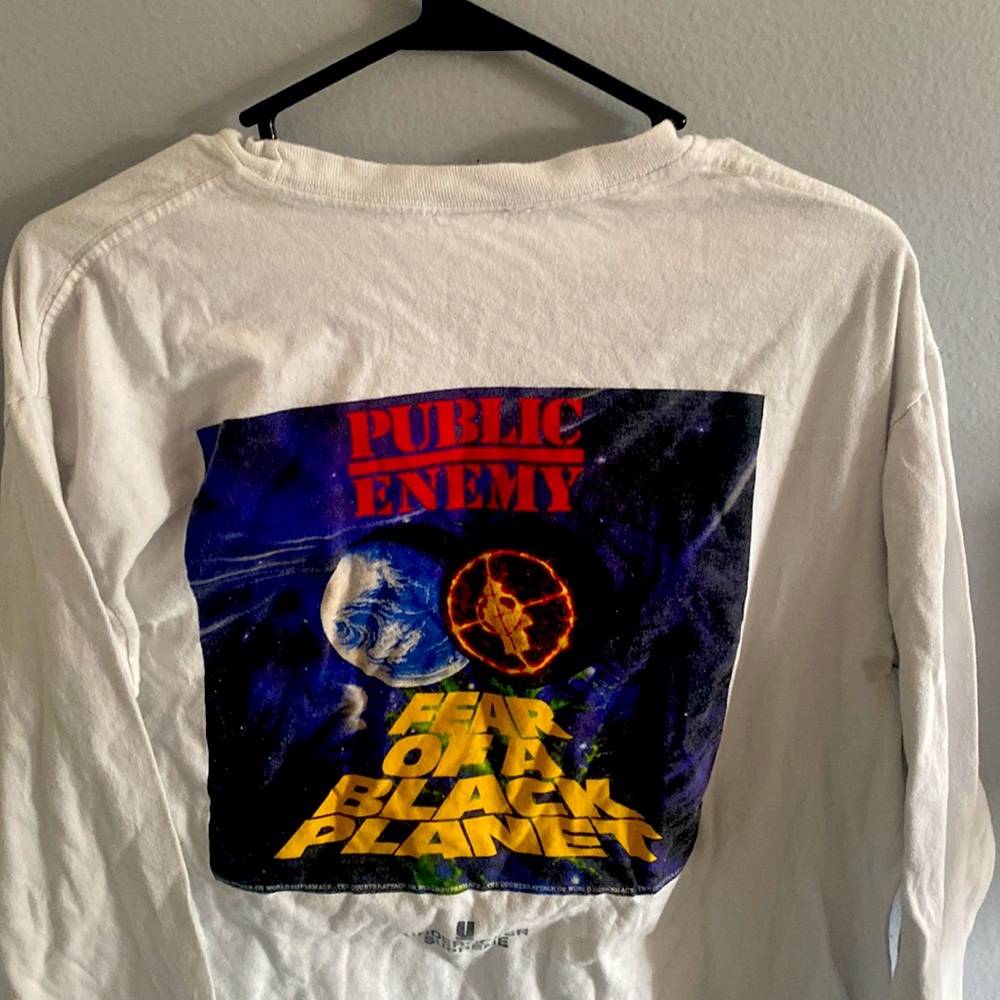 Attack on World Supremacy Supreme Long Sleeve White T- Shirt